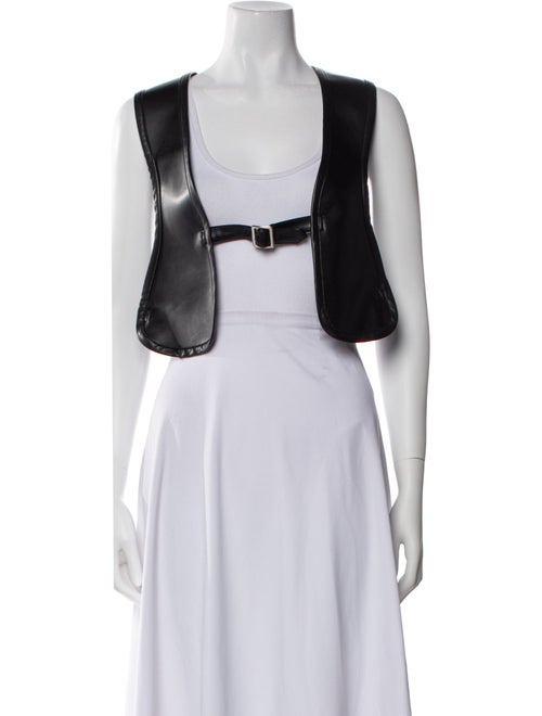 BLACK Comme des Garçons Faux Leather Bolero