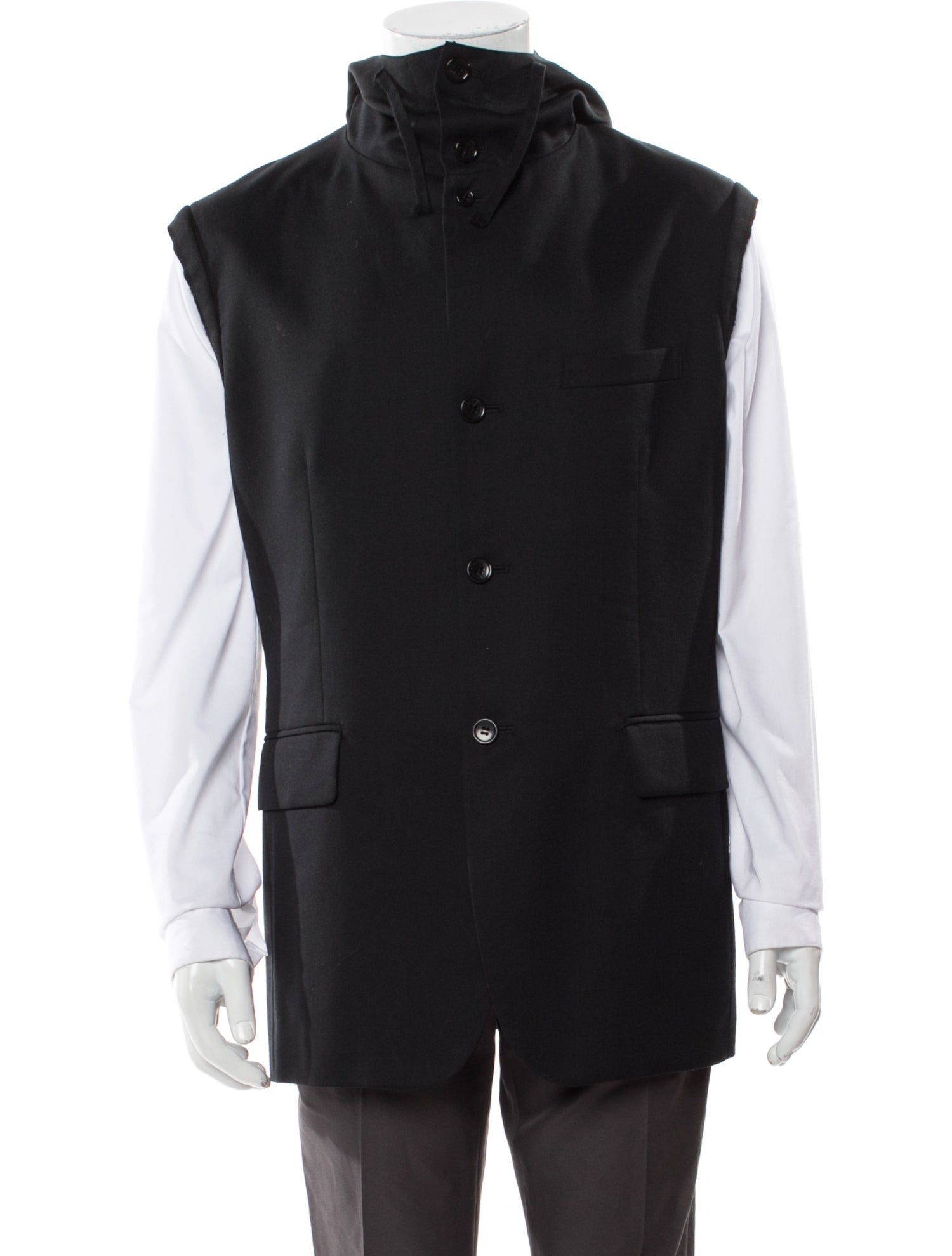 BLACK Comme des Garçons Wool Vest