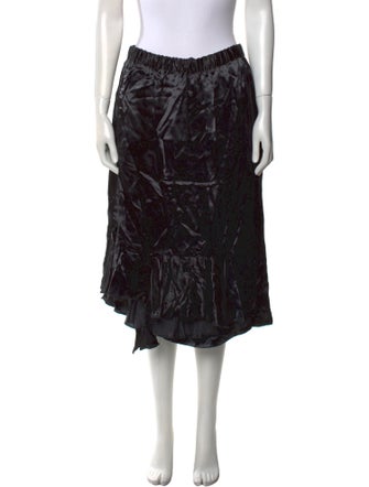 BLACK Comme des Garçons Knee-Length Skirt