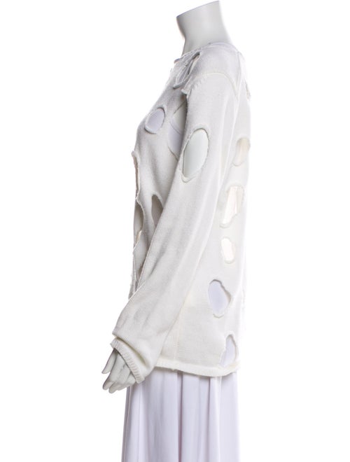 BLACK Comme des Garçons Printed Mock Neck Sweater