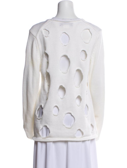 BLACK Comme des Garçons Printed Mock Neck Sweater