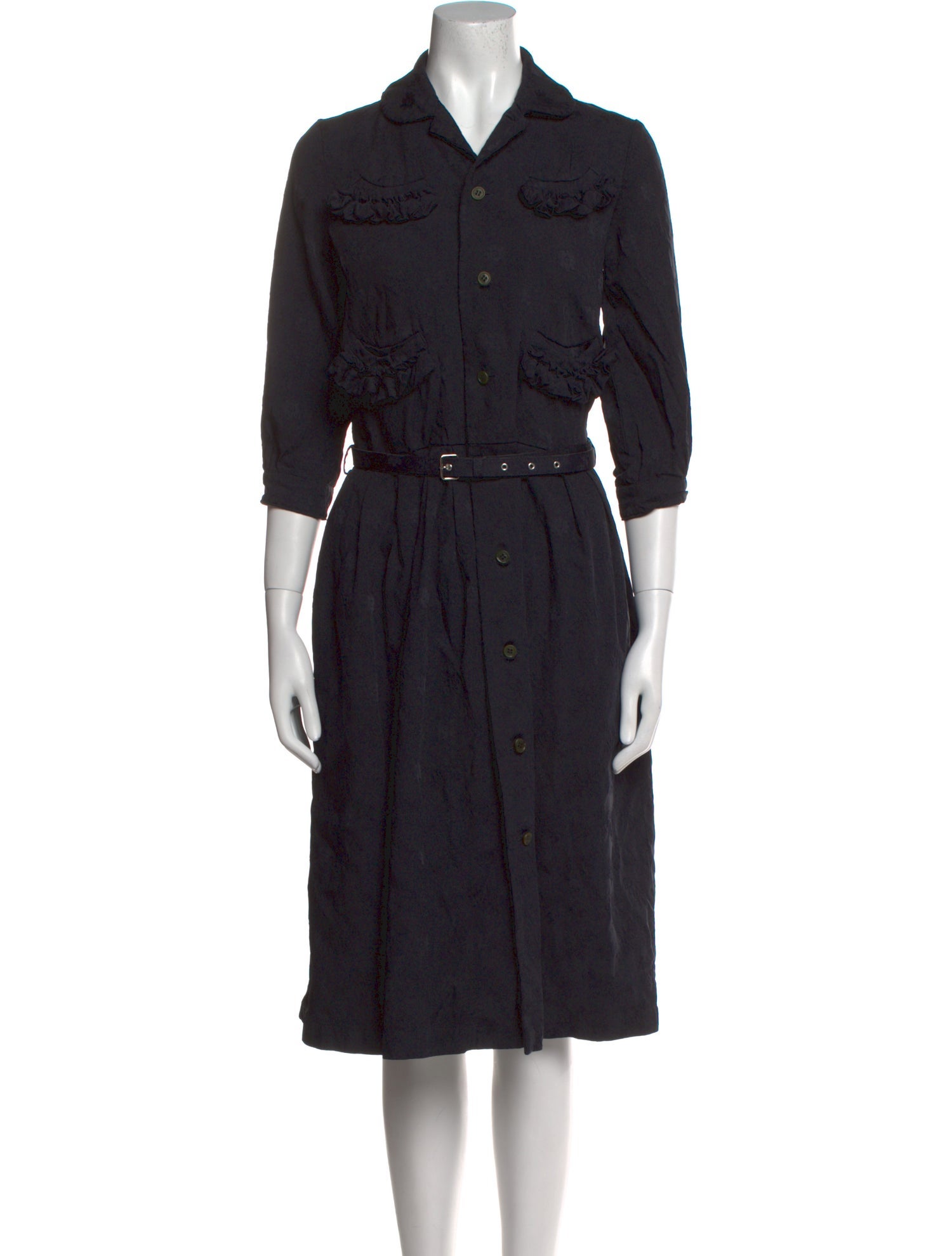 BLACK Comme des Garçons Knee-Length Dress