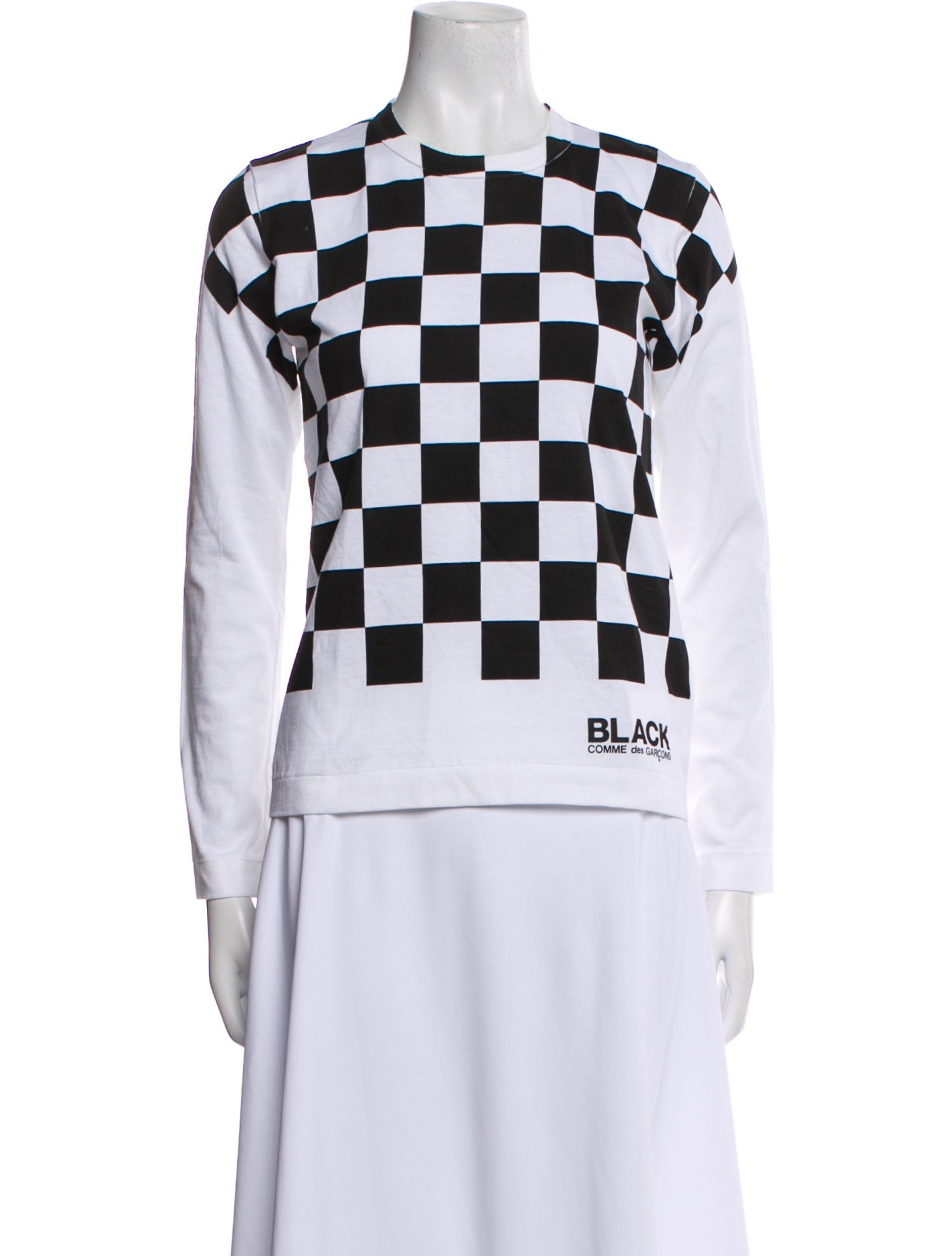 BLACK Comme des Garçons Printed Crew Neck Sweatshirt