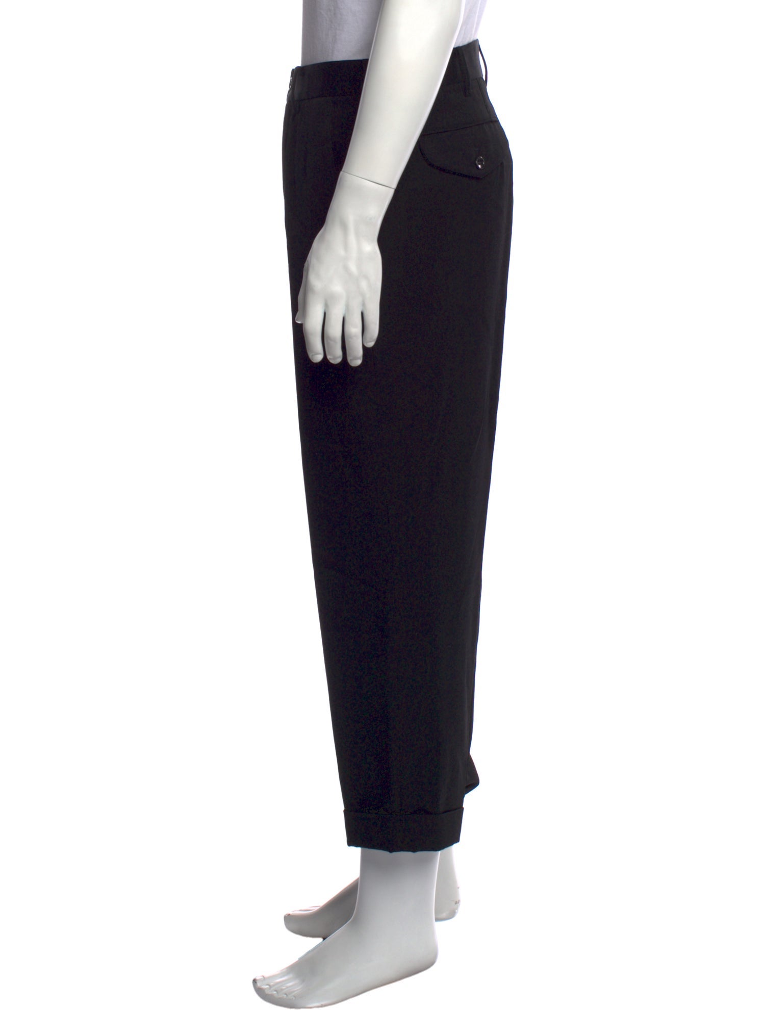 BLACK Comme des Garçons Wool Dress Pants
