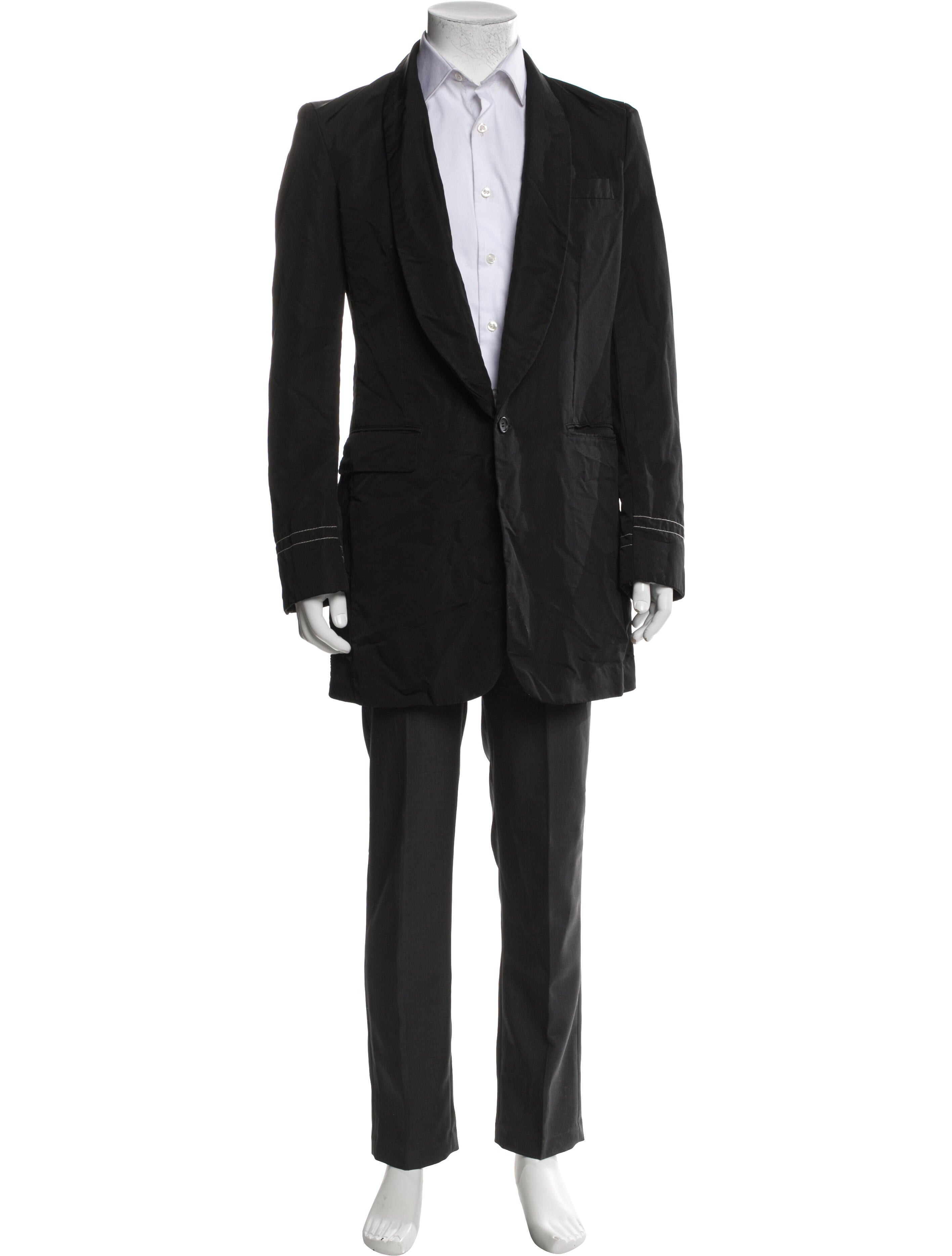 BLACK Comme des Garçons Overcoat w/ Tags