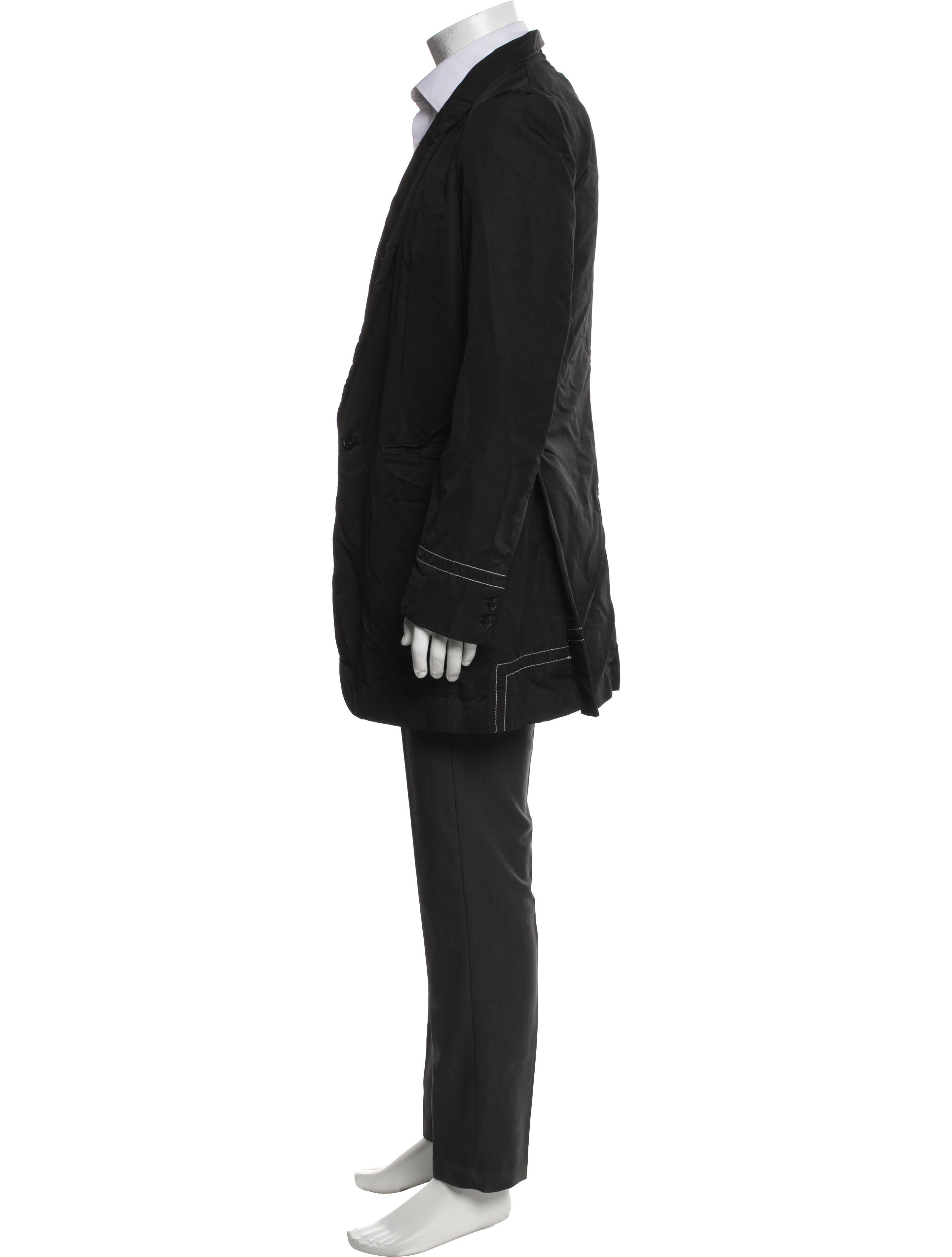 BLACK Comme des Garçons Overcoat w/ Tags