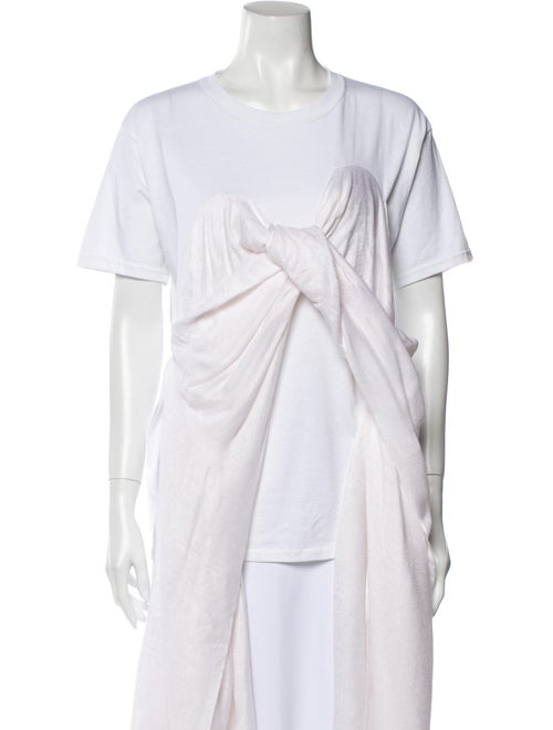 Collina Strada Crew Neck Short Sleeve T-Shirt Whit