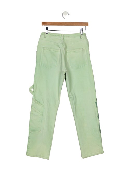 Collina Strada High-Rise Straight Leg Jeans