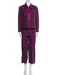 Collina Strada Plaid Print Pant Set