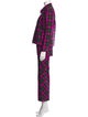 Collina Strada Plaid Print Pant Set