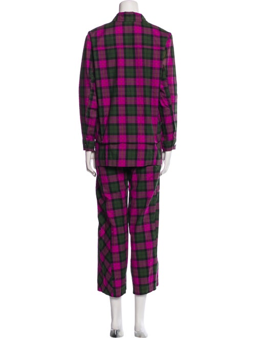 Collina Strada Plaid Print Pant Set