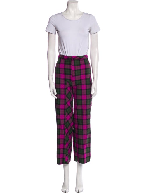 Collina Strada Plaid Print Pant Set