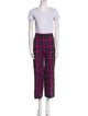 Collina Strada Plaid Print Pant Set