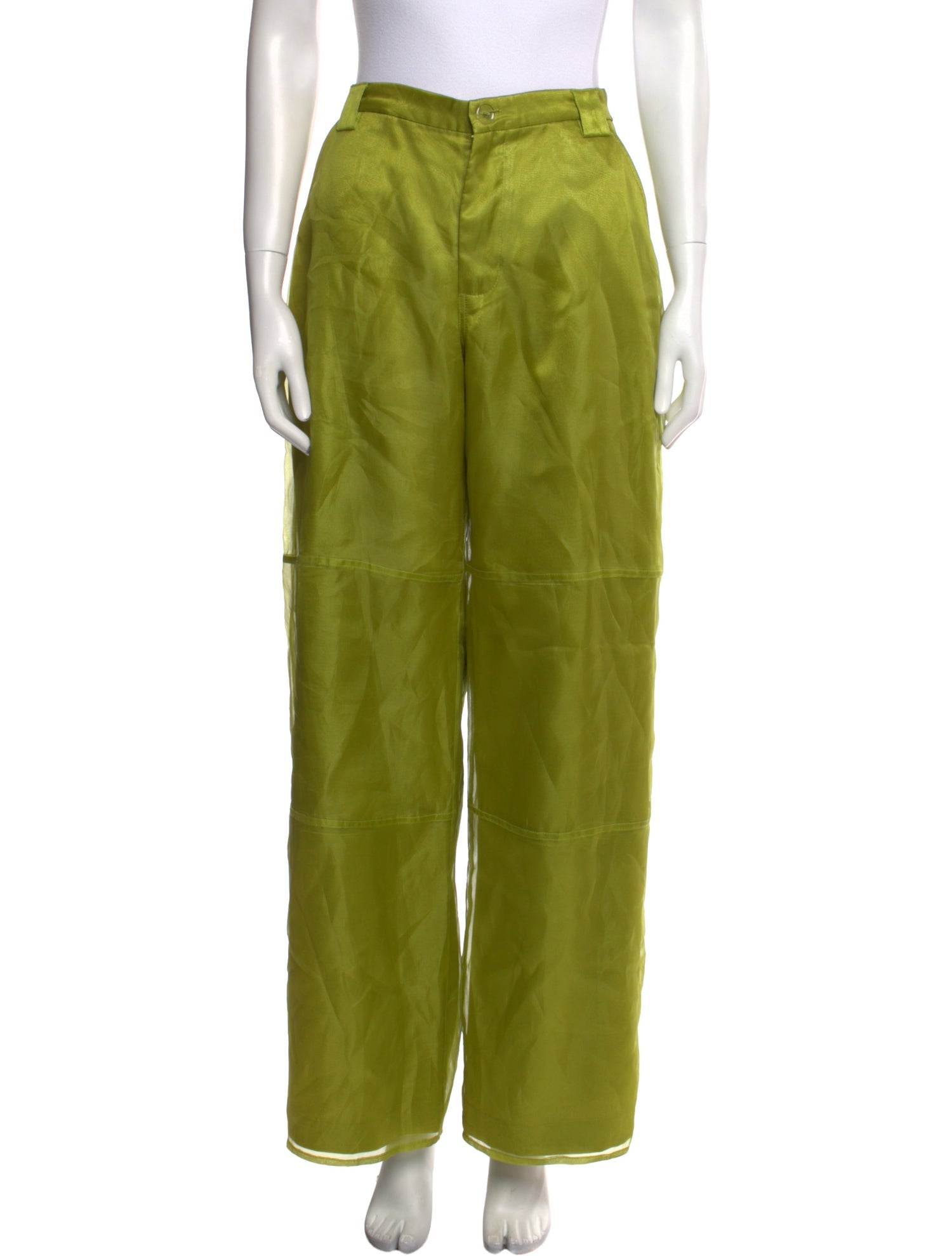 Collina Strada Silk Wide Leg Pants