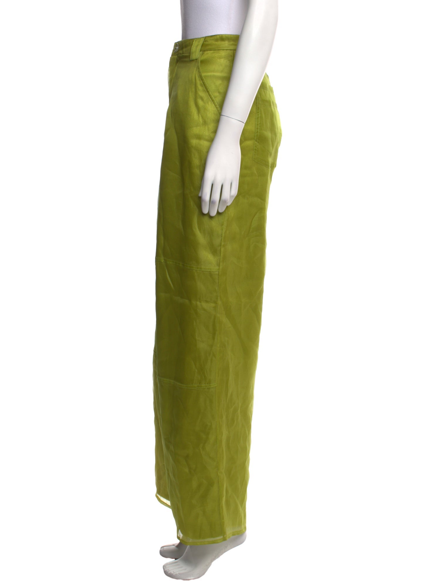 Collina Strada Silk Wide Leg Pants