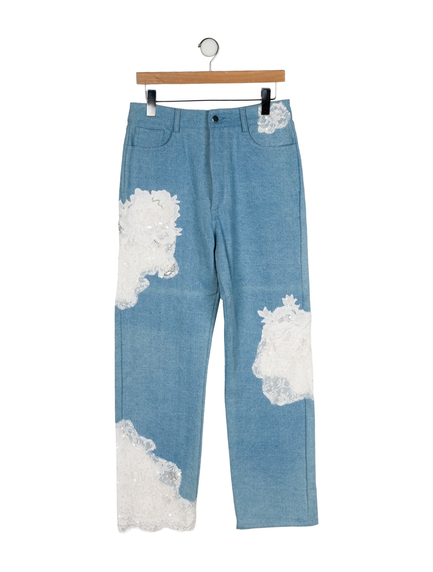 Collina Strada High-Rise Wide Leg Jeans