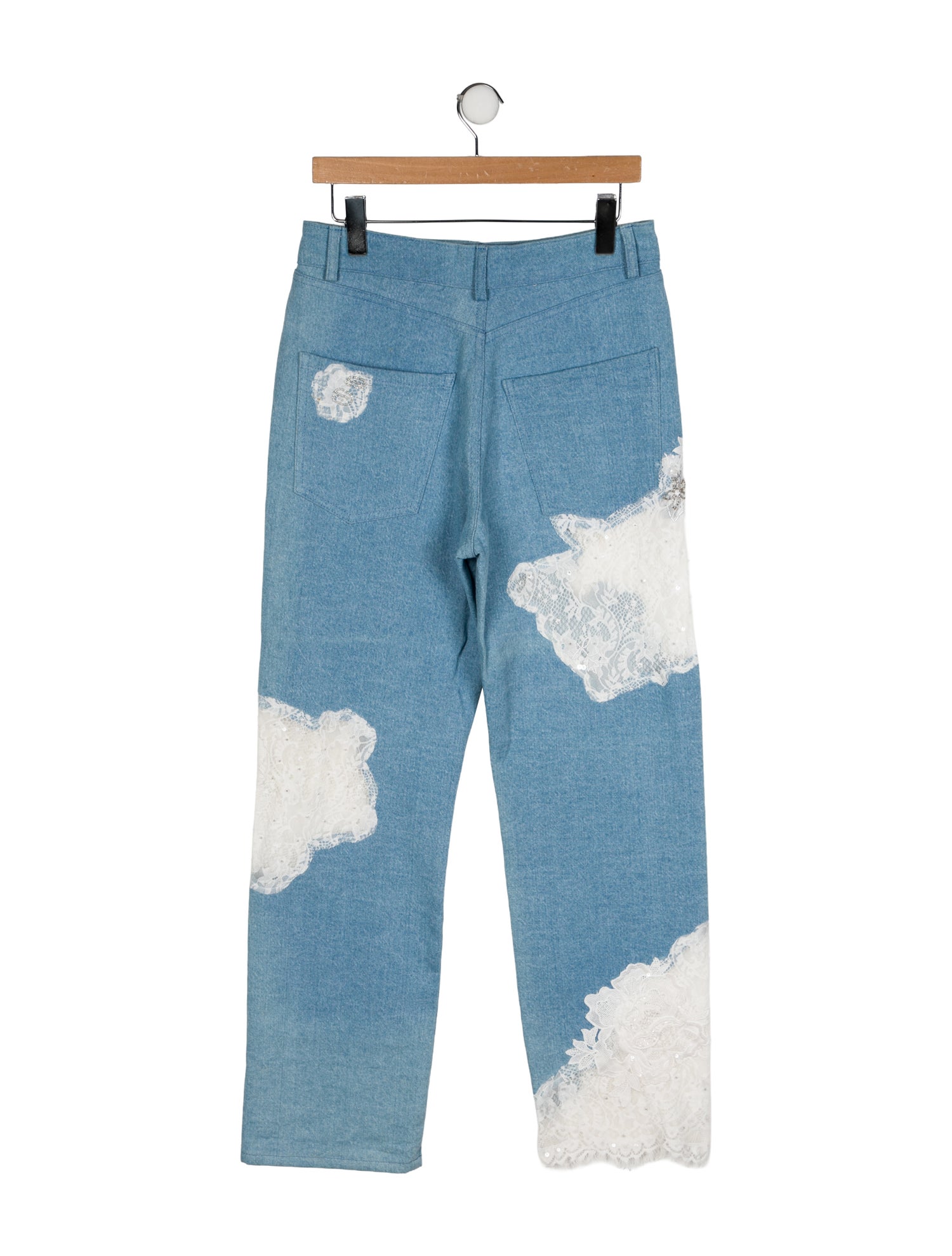 Collina Strada High-Rise Wide Leg Jeans