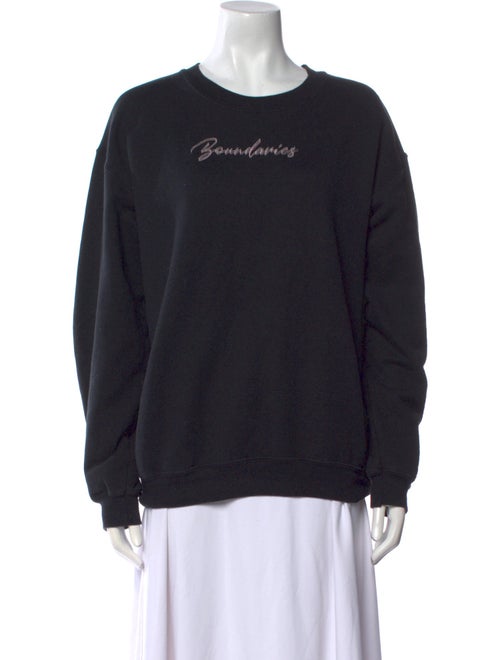 Collina Strada Graphic Print Crew Neck Sweater