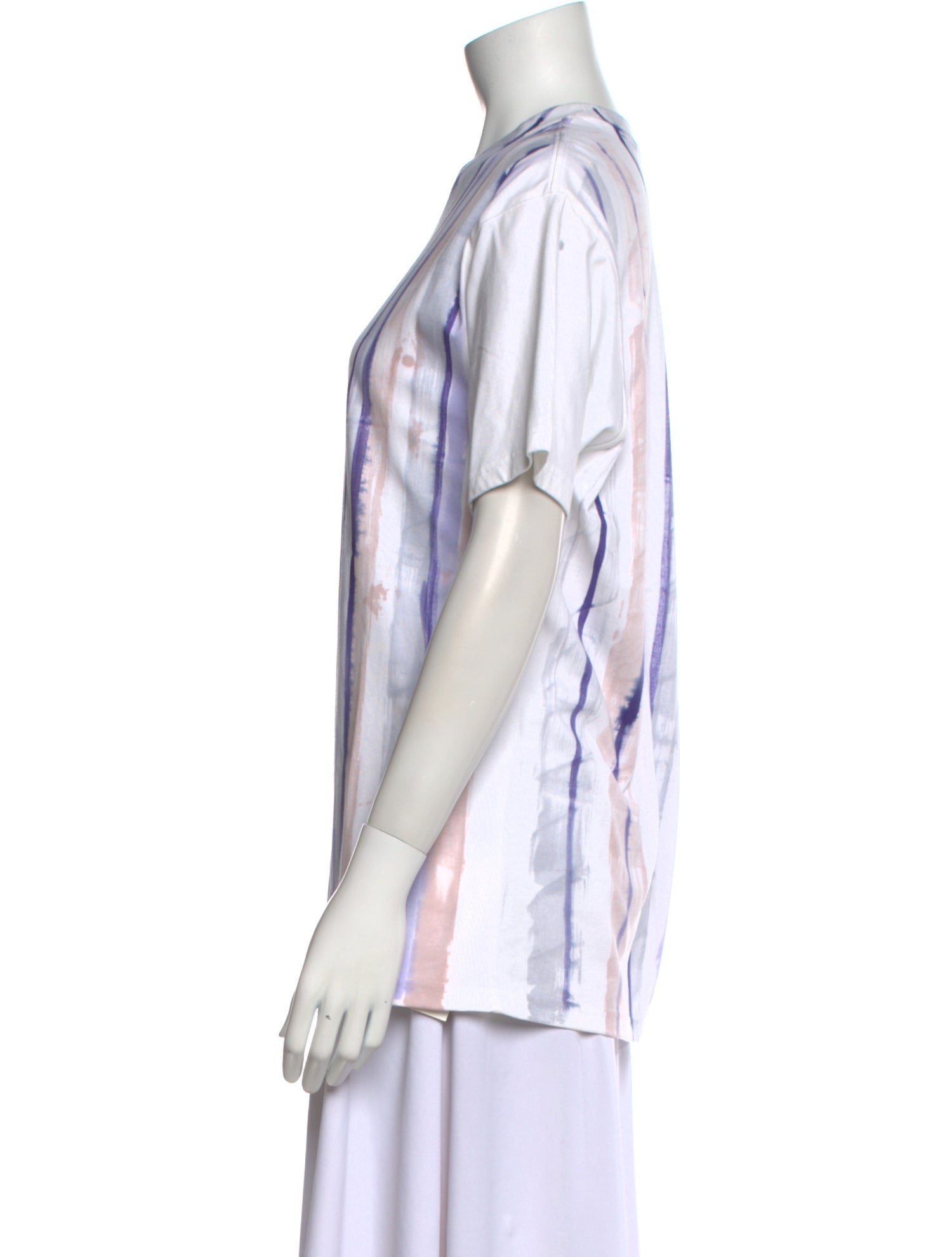 Collina Strada Striped Crew Neck Blouse