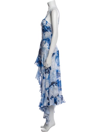 Collina Strada Floral Print Long Dress