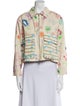 Collina Strada Floral Print Evening Jacket