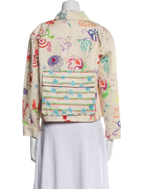 Collina Strada Floral Print Evening Jacket