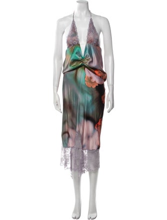 Collina Strada Printed Knee-Length Dress