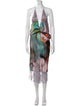 Collina Strada Printed Knee-Length Dress