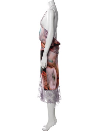 Collina Strada Printed Knee-Length Dress