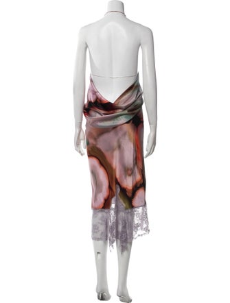 Collina Strada Printed Knee-Length Dress