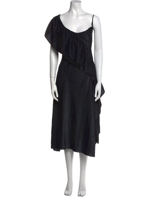 Collina Strada Scoop Neck Midi Length Dress