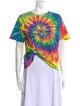 Collina Strada Tie-Dye Print Bateau Neckline T-Shirt