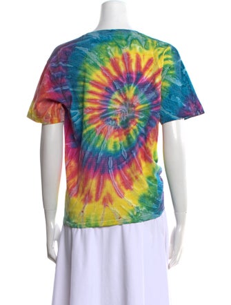 Collina Strada Tie-Dye Print Bateau Neckline T-Shirt