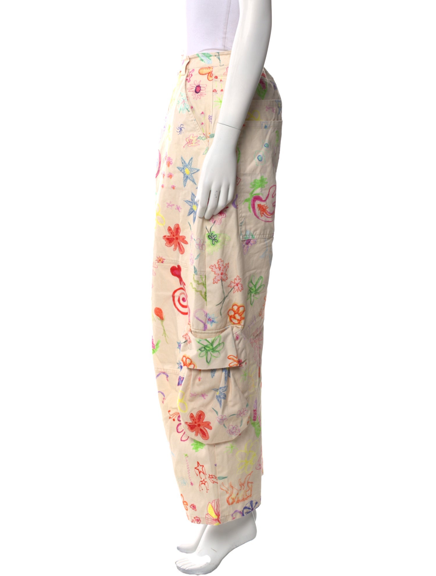 Collina Strada Printed Wide Leg Pants