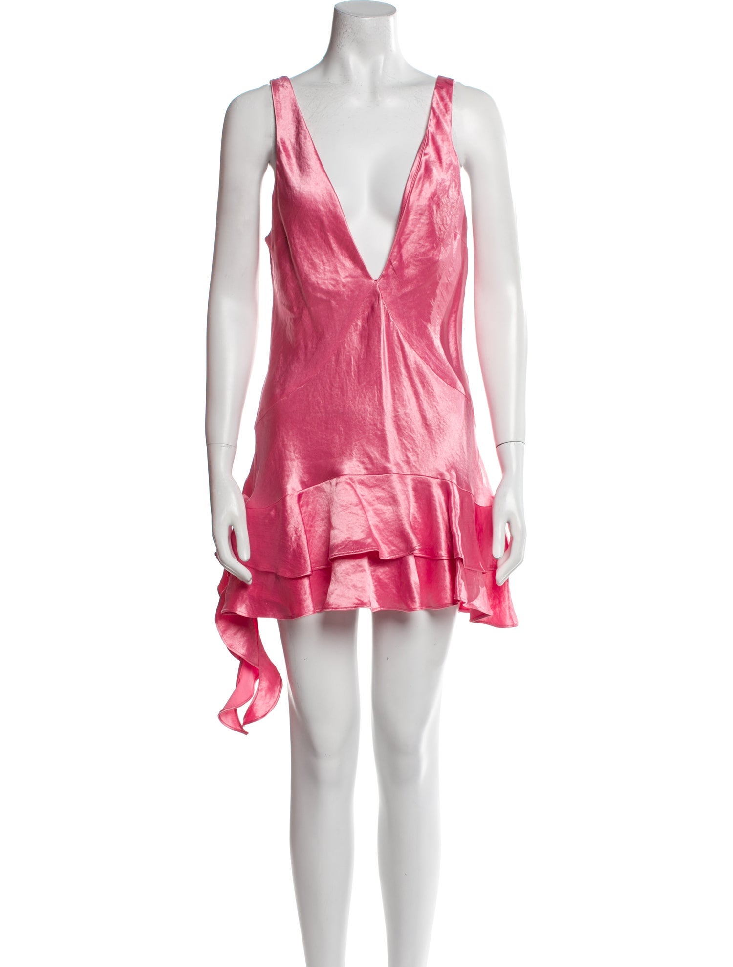 Collina Strada V-Neck Mini Dress