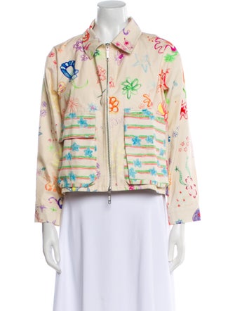 Collina Strada Floral Print Blazer