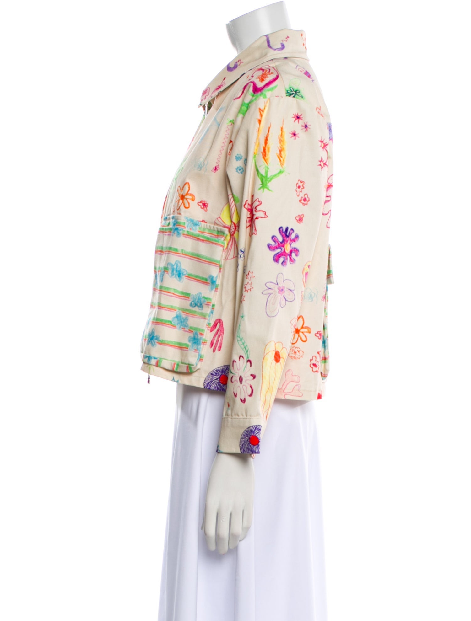 Collina Strada Floral Print Blazer