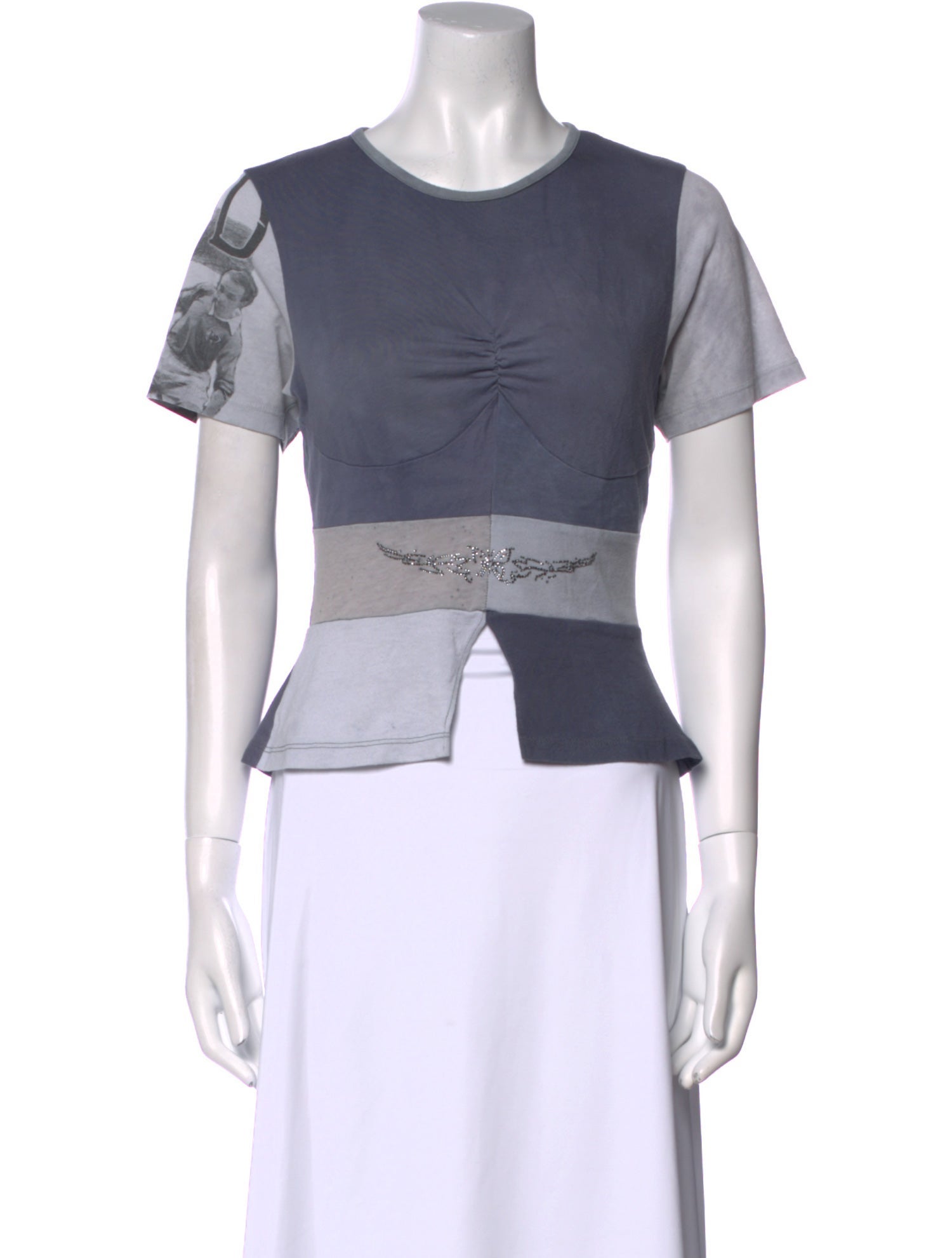 Collina Strada Graphic Print Crew Neck T-Shirt