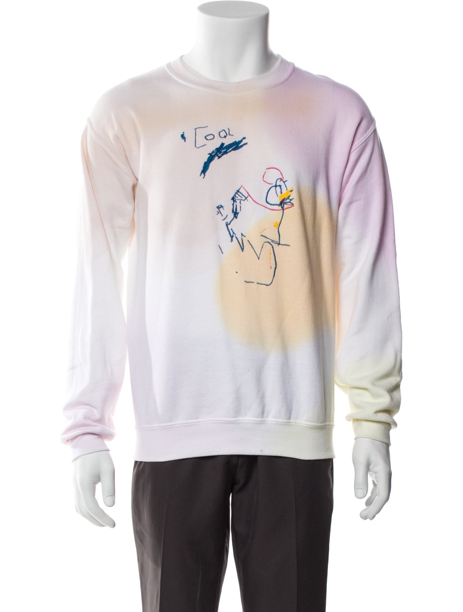 Collina Strada Graphic Print Crew Neck Sweatshirt