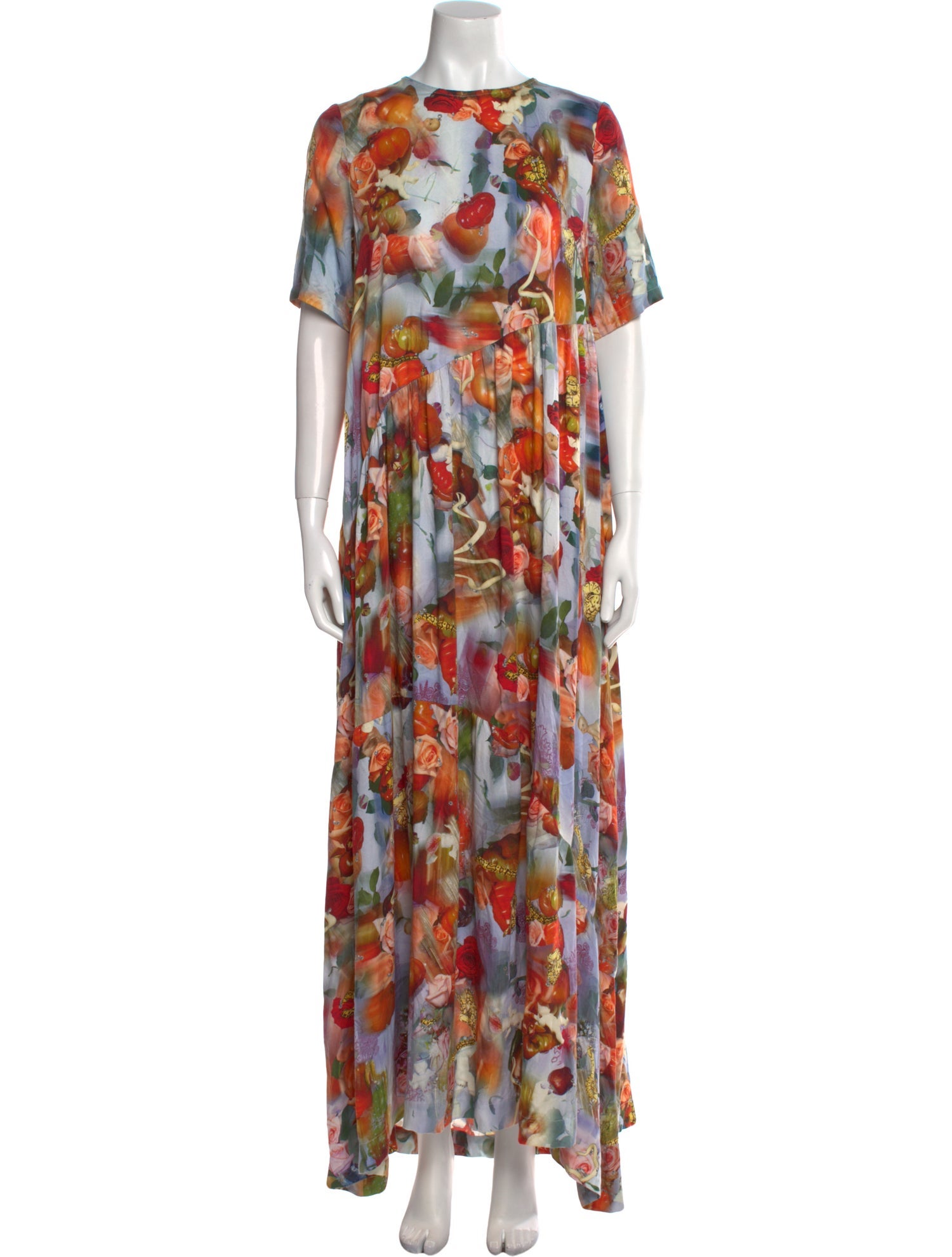 Collina Strada Silk Long Dress