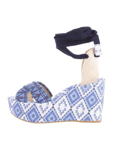 Theodora Callum Lobiarritz Wedge Sandals w/ Tags