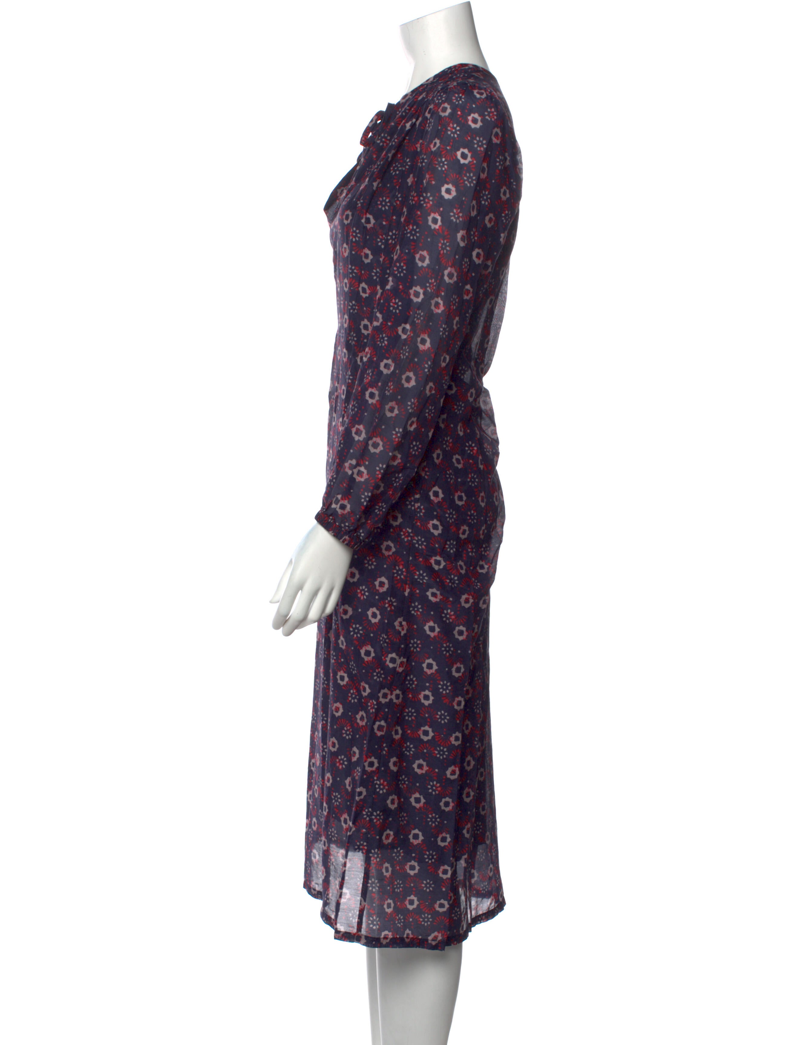 Xirena Floral Print Midi Length Dress w/ Tags