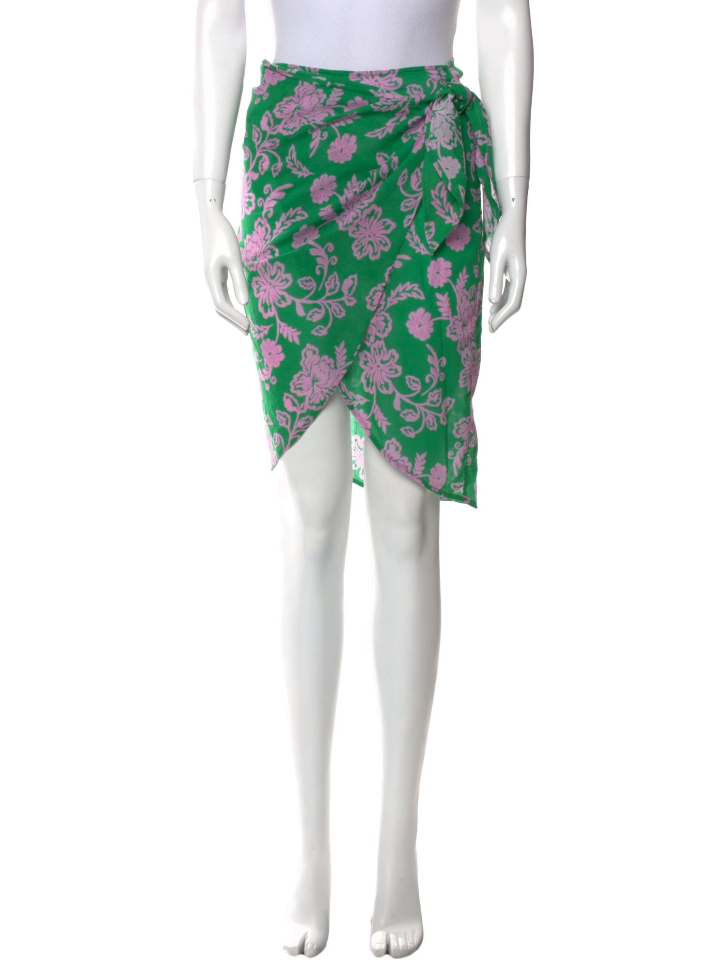 Xirena Floral Print Knee-Length Skirt