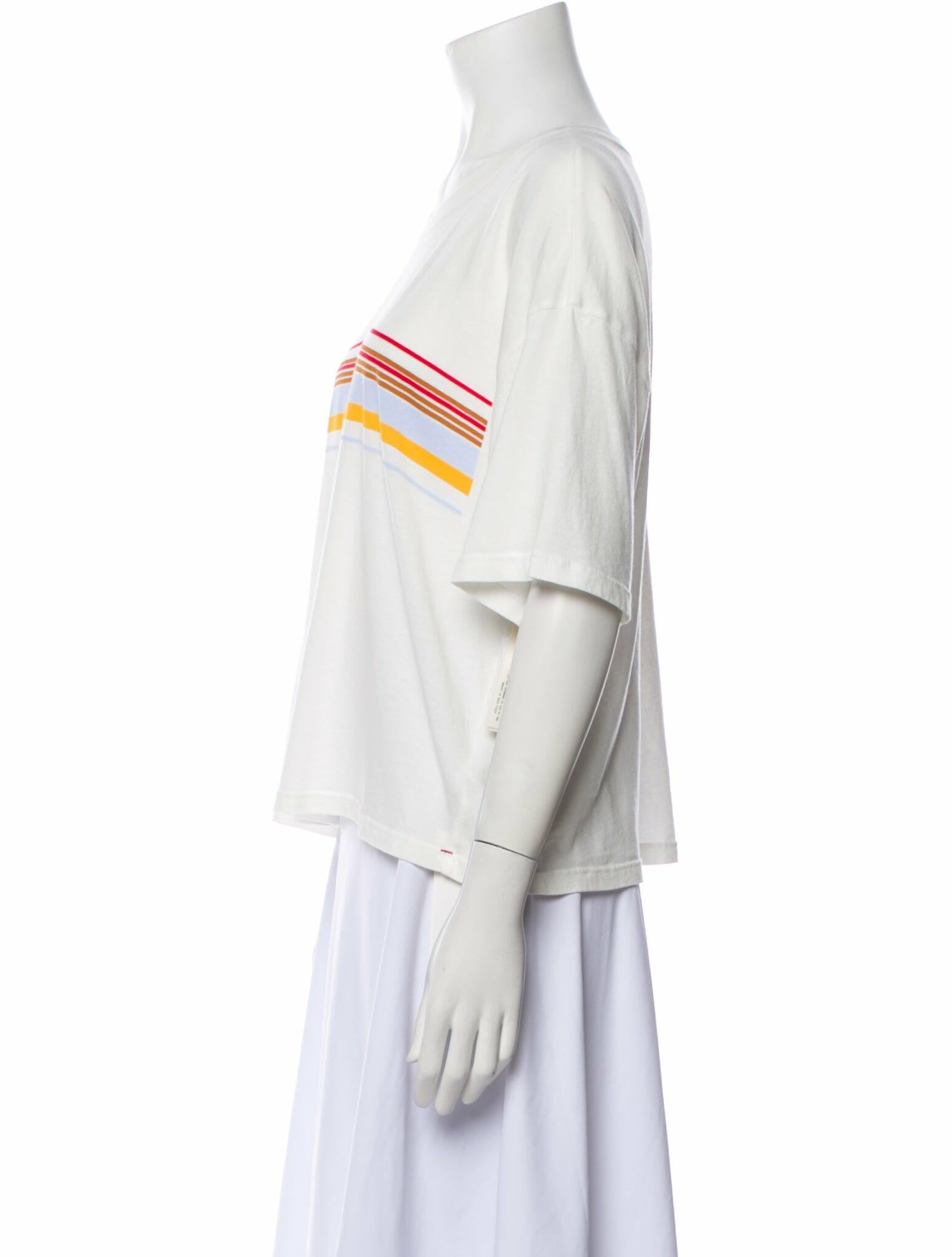 Xirena Graphic Print Scoop Neck T-Shirt