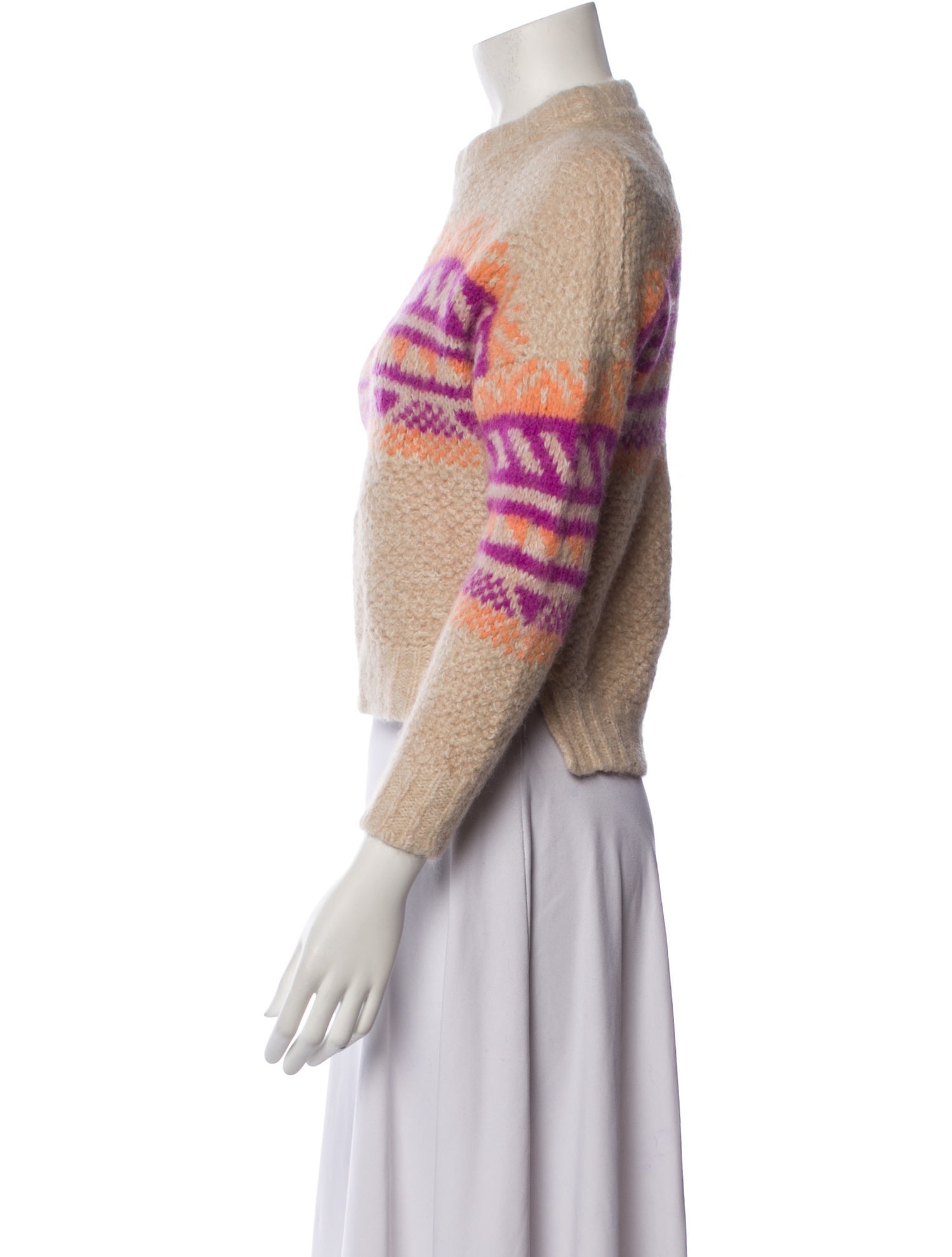 Xirena Striped Mock Neck Sweater