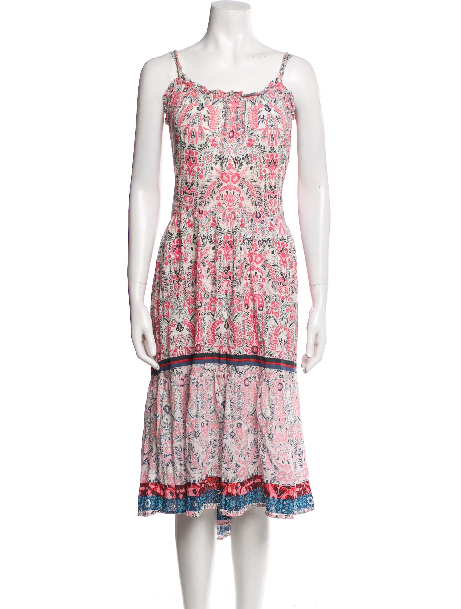 Xirena Floral Print Midi Length Dress