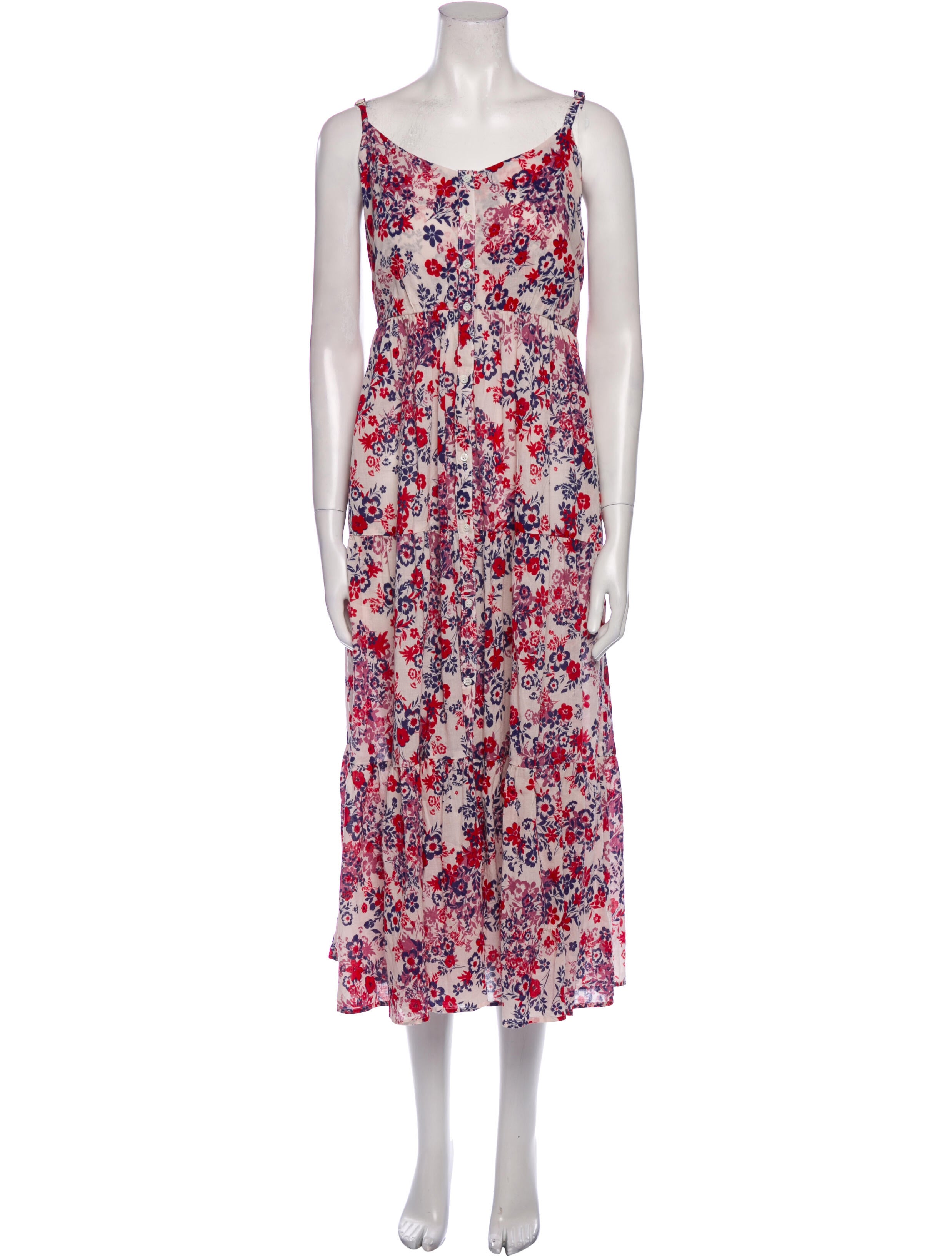 Xirena Floral Print Long Dress