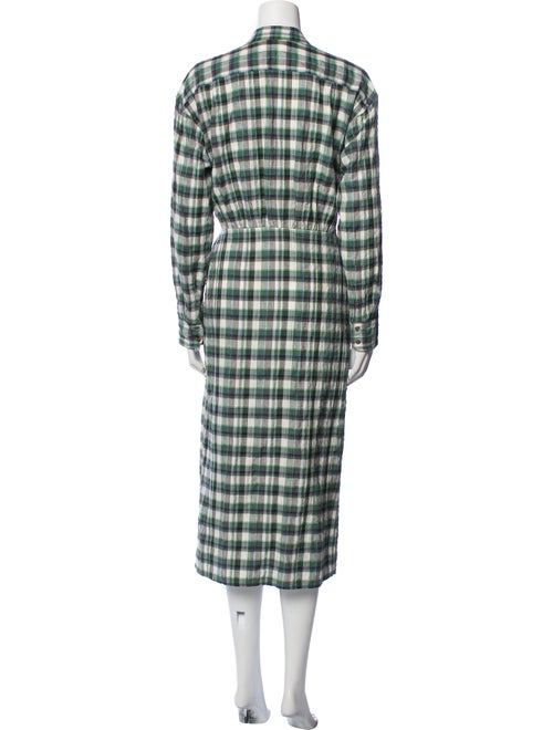 Xirena Plaid Print Long Dress
