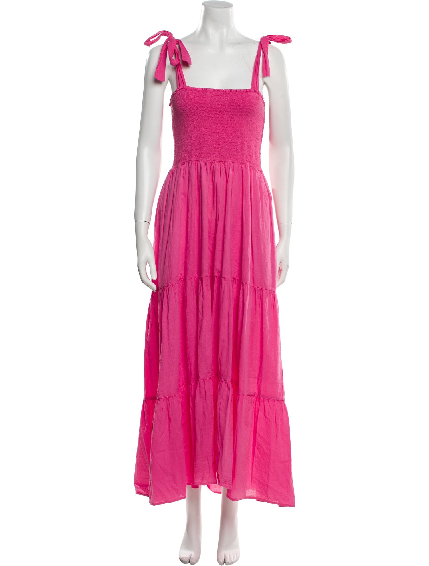 Xirena Square Neckline Midi Length Dress