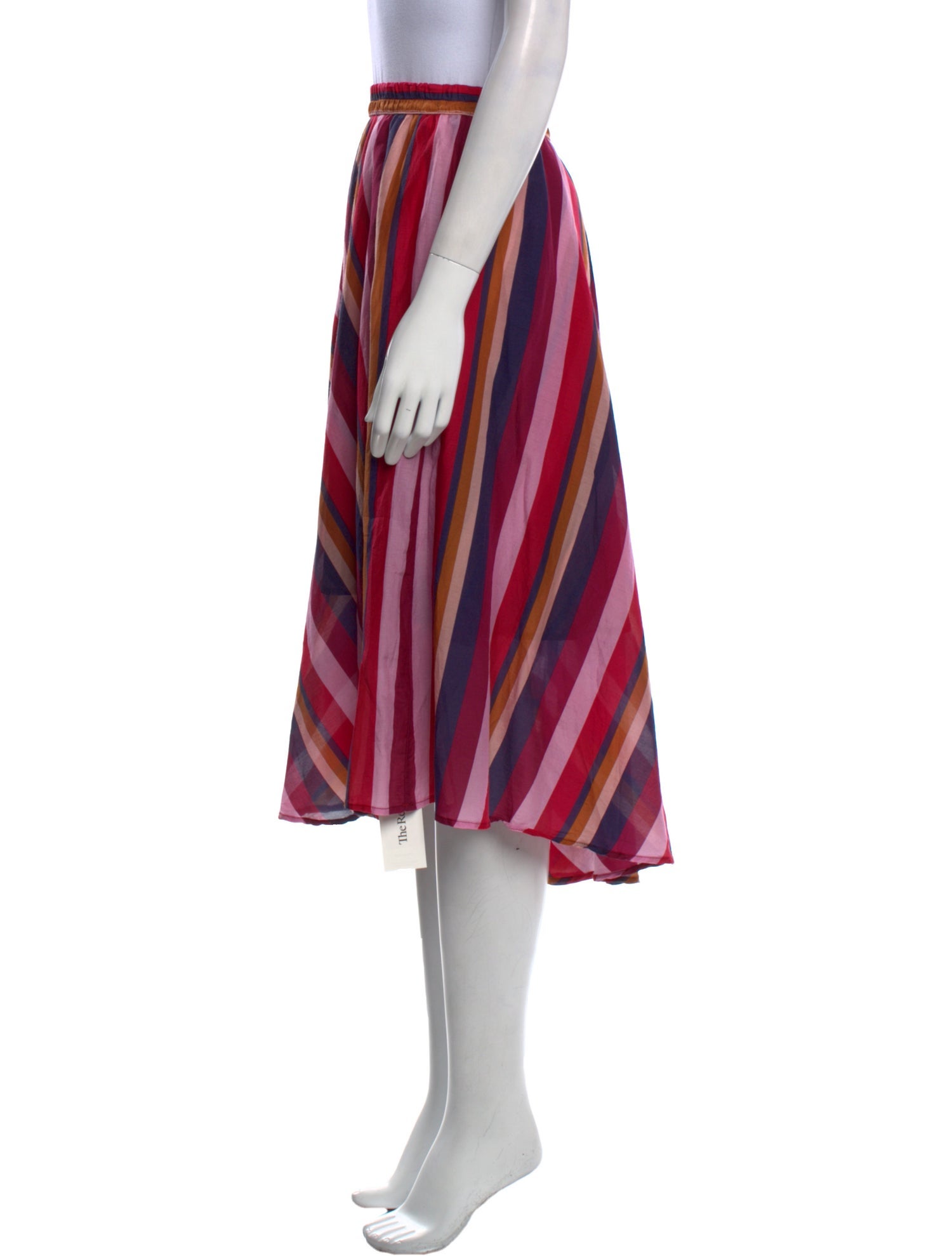 Xirena Striped Knee-Length Skirt